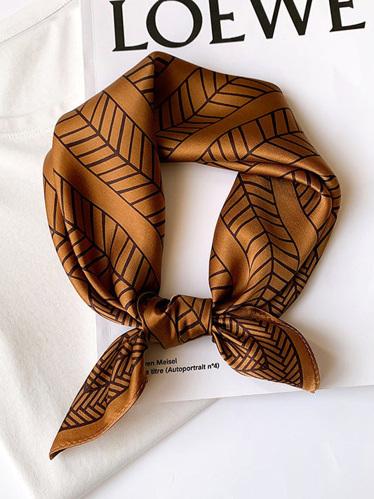 Leisure Fashion Square Striped Scarf