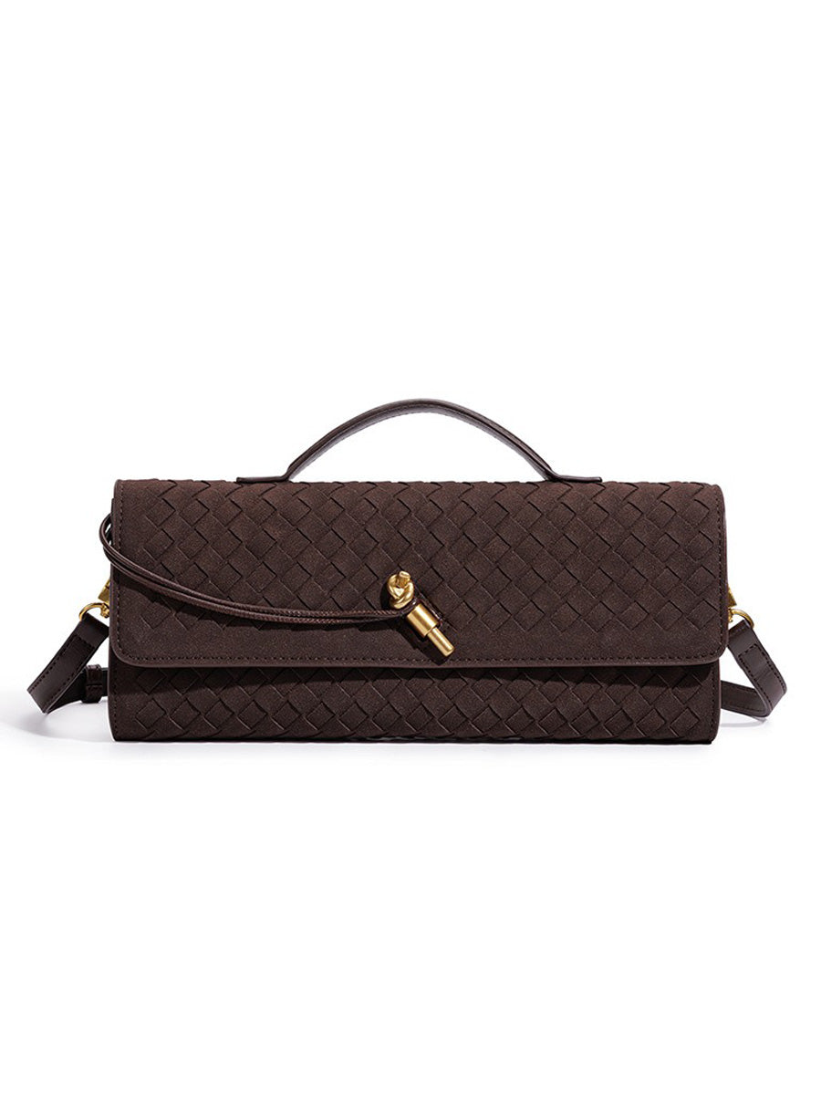 Aurora Hand-Woven Matte Cowhide Bag