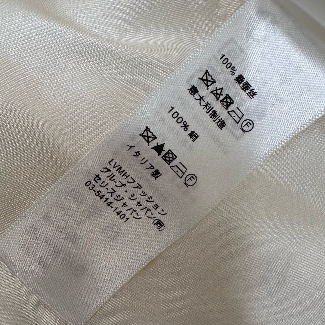 Celine Lavallière Blouse Ecru Mulberry Silk 351849