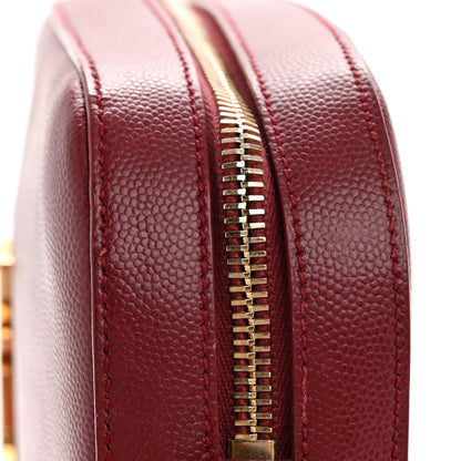 Grain De Poudre Medium Classic Monogram Camera Bag Oxblood