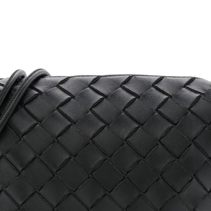Nappa Intrecciato Mini Loop Camera Bag Black
