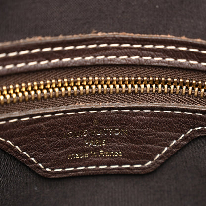 Mini Lin Monogram Bucket Bag Ebene