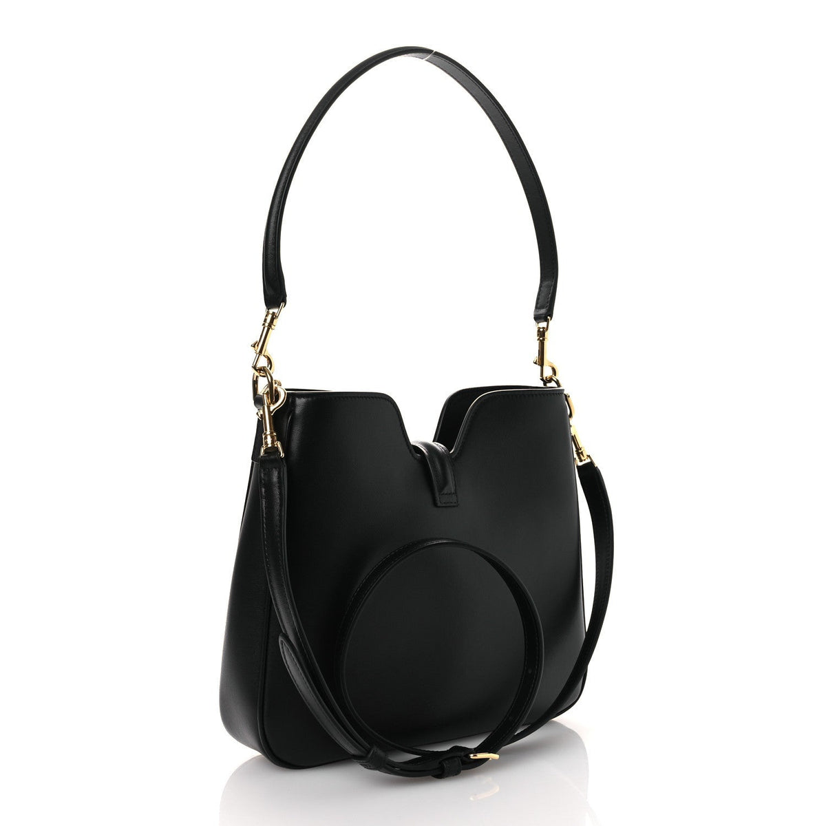 Smooth Calfskin Small Camille 16 Soft Bag Black