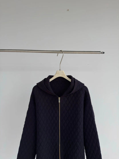 MAX MARA 25S QUILTED HOODED JACKET 195