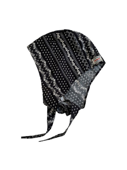 Haila - Fashion Print Hat-shaped Headscarf - Light &amp; Stylish