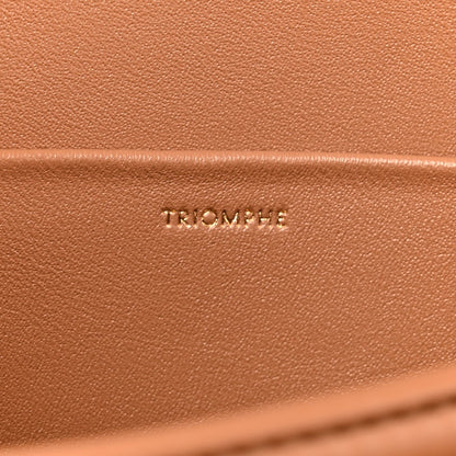 Shiny Calfskin Medium Triomphe Bronze