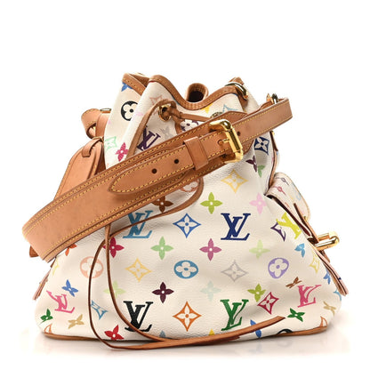 Monogram Multicolor Petit Noe White