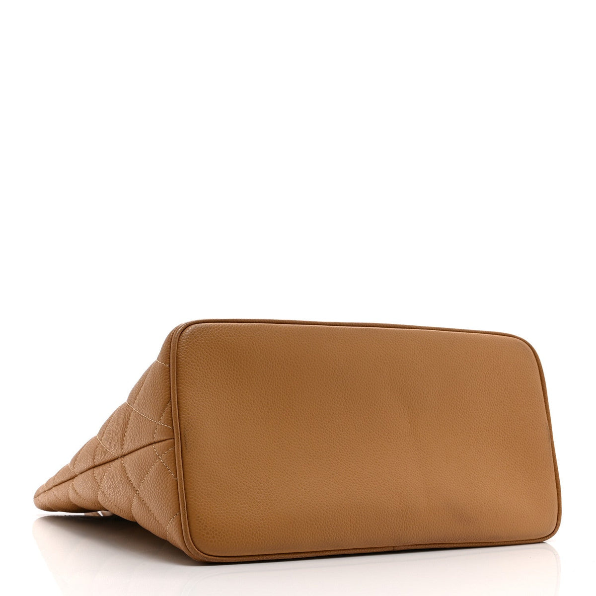 Caviar Quilted Medallion Tote Beige