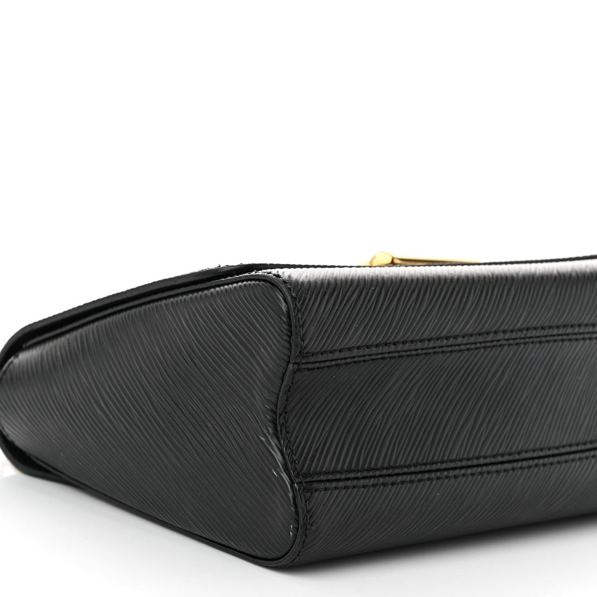 Epi Twist Top Handle Shoulder Bag MM Black