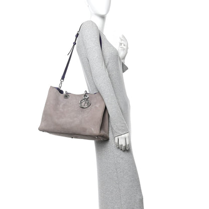 Suede Large Diorissimo Tote Purple