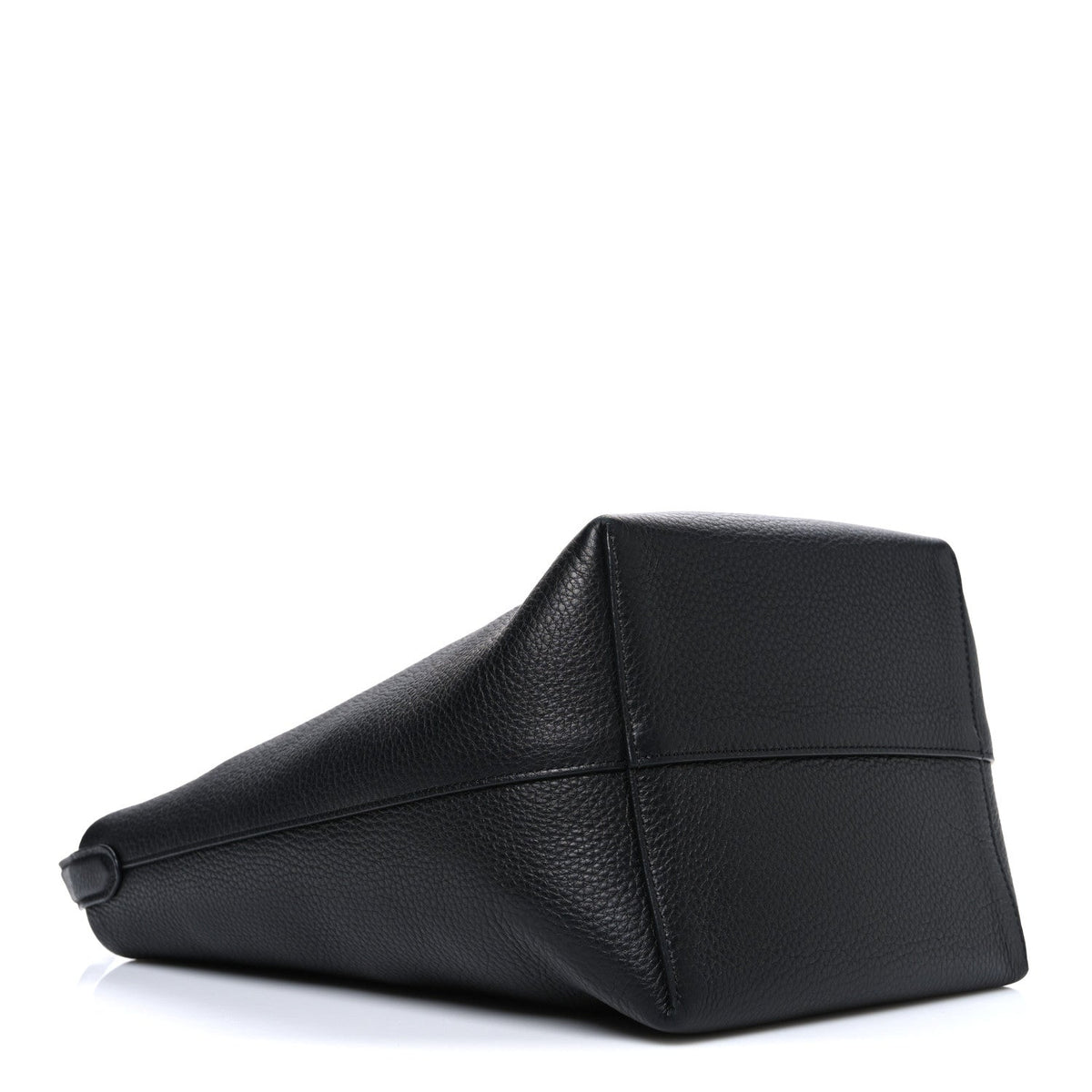Grained Calfskin Medium N/S Park Tote Black