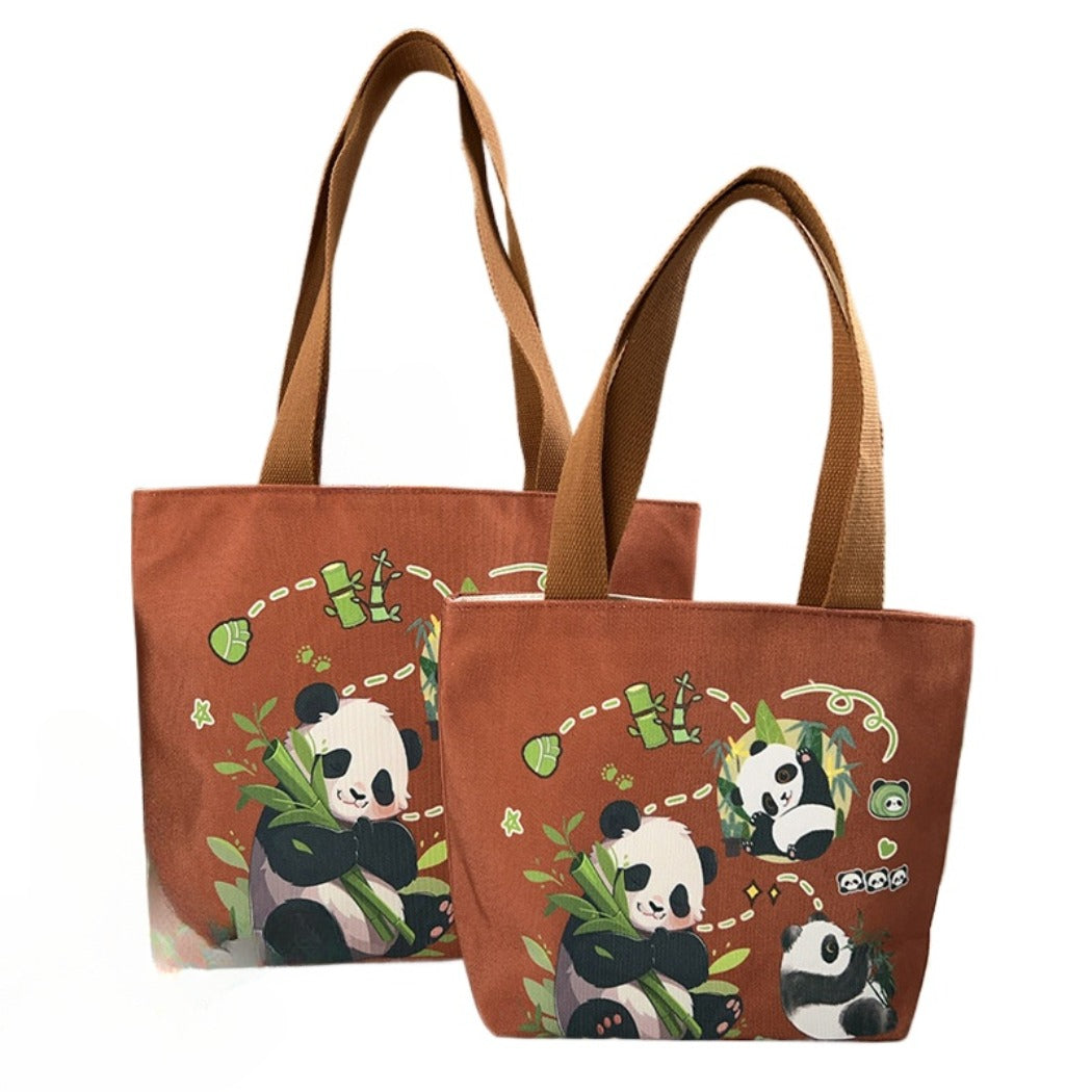 Cosbai - Panda Canvas Tote Bag - Durable &amp; Playful