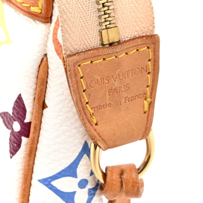 Monogram Multicolor Pochette Accessories White