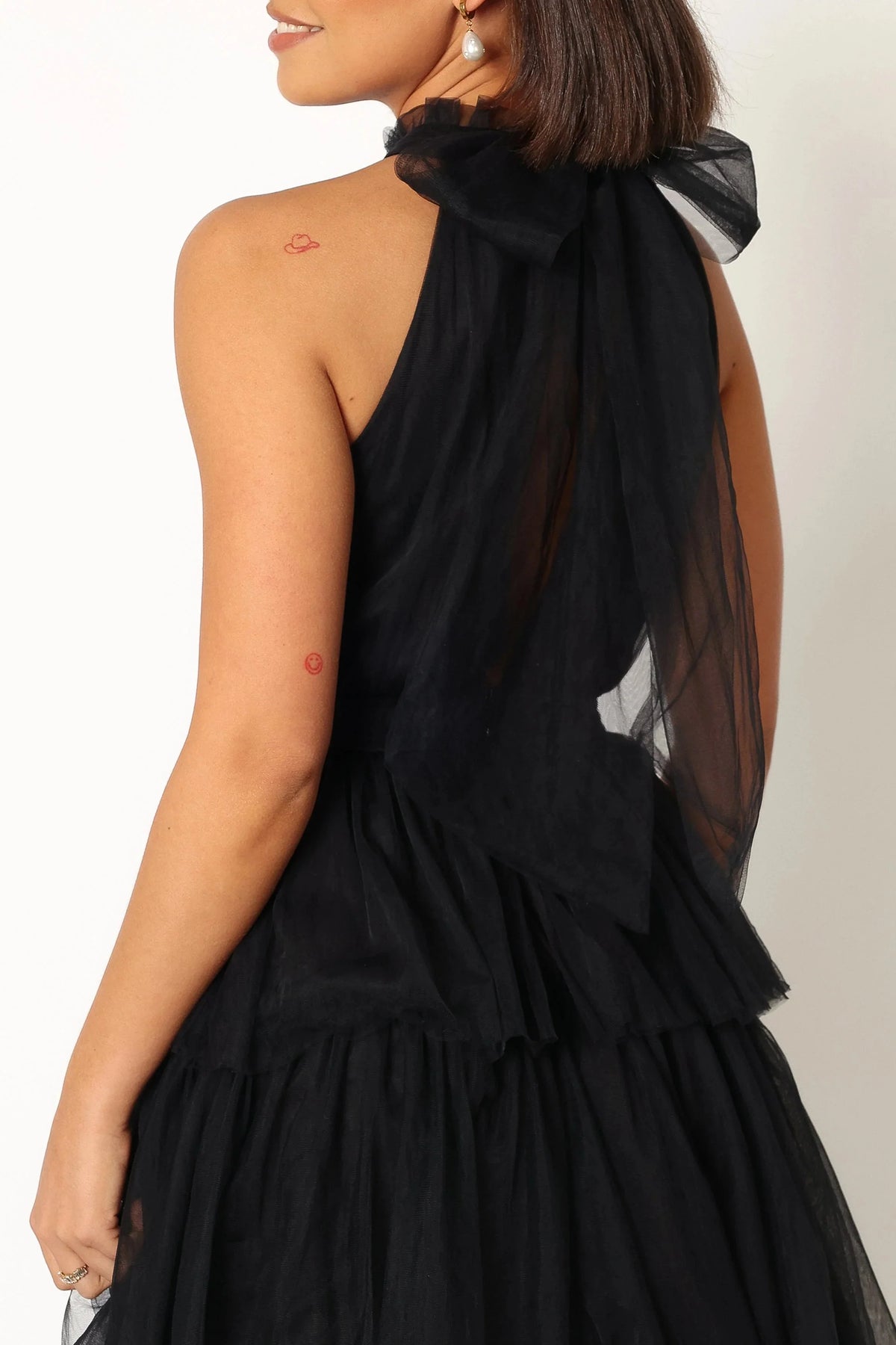 Frances Halterneck Maxi Dress - Black