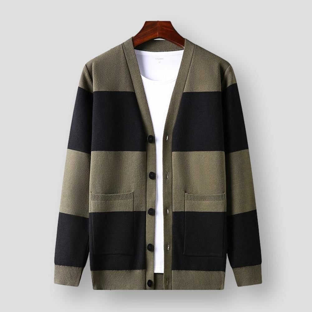 North Royal Harwood Striped Cardigan