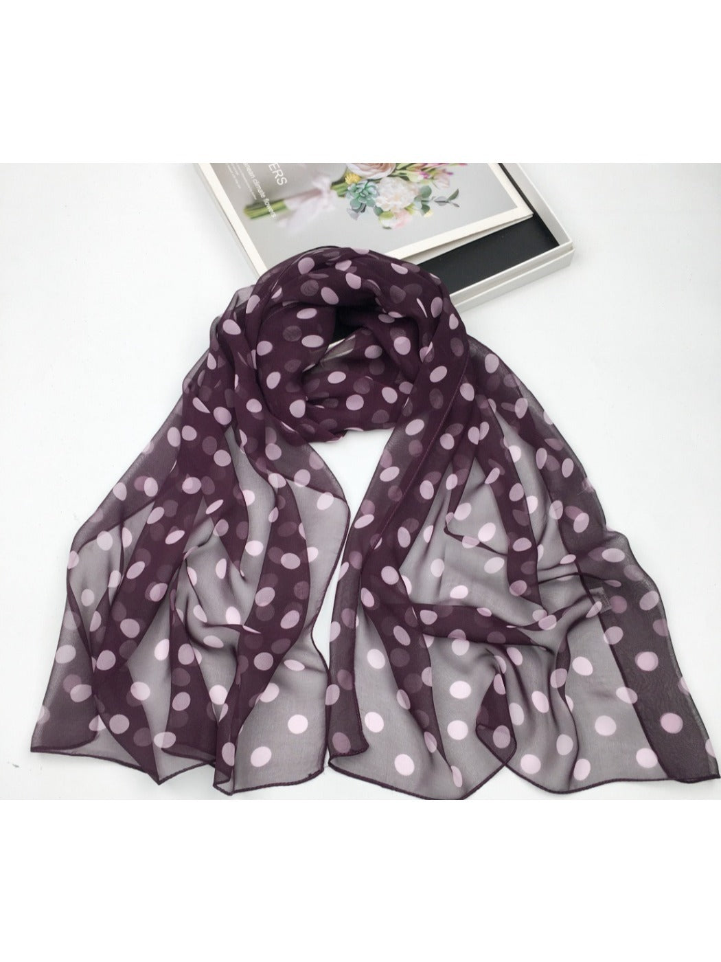 Scarvii - Polka Dot Scarf -  Classic &amp; Versatile