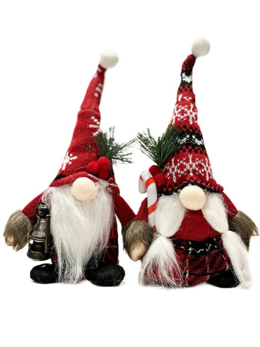 Xris - Christmas Decoration Santa Claus Doll Ornament