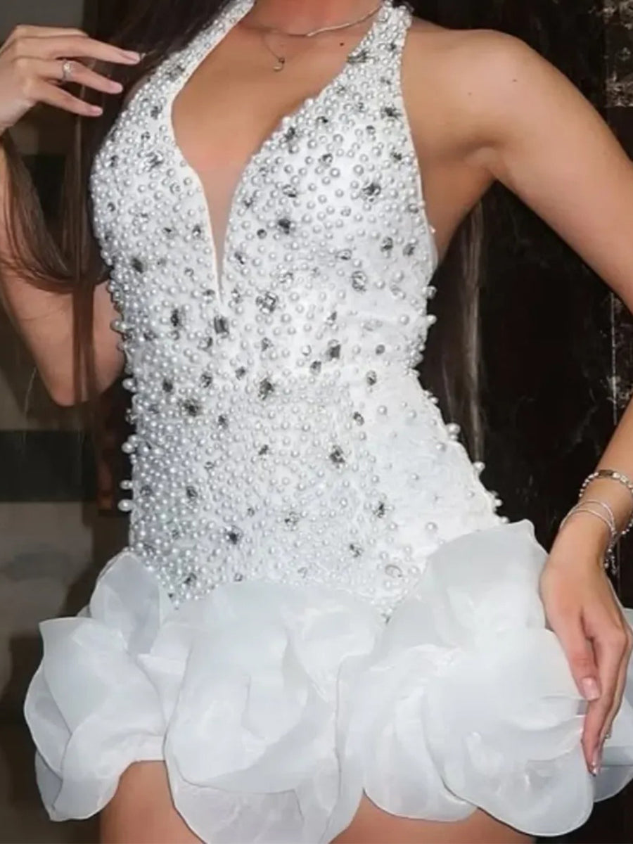 Clara Crystal Mini Dresses