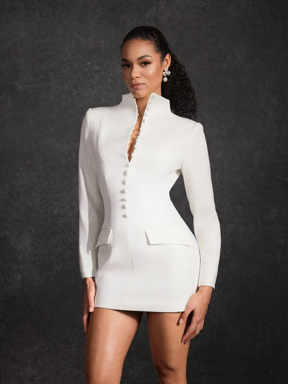 Araceli Single Breasted Blazer Mini Dress