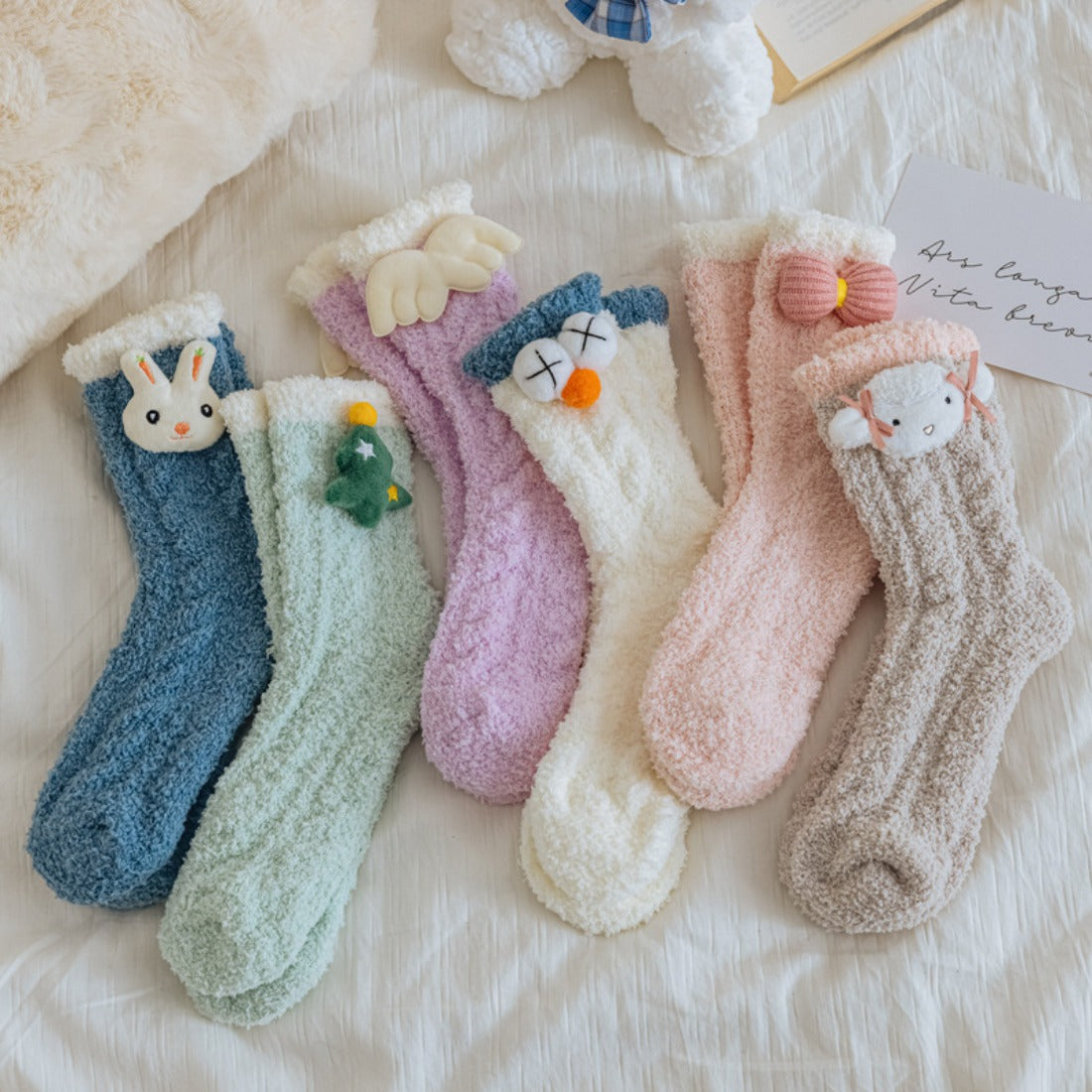 Rufia - Colorful Fleece Thermal Socks