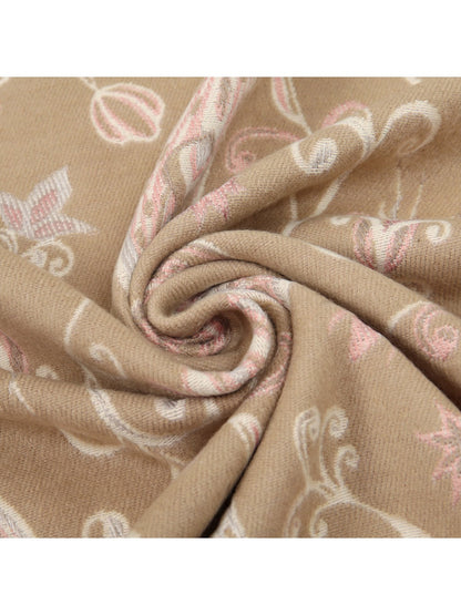 Sscarvii - Paisley Print Winter Shawl Scarf