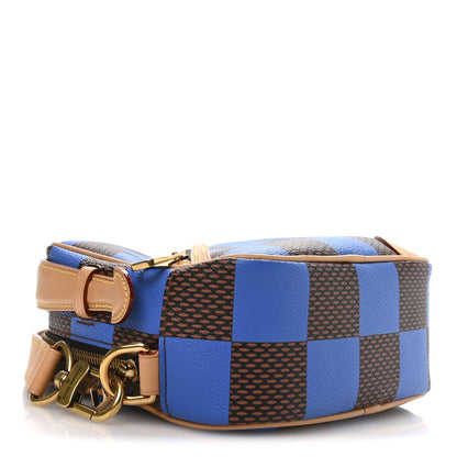 Damier Pop Chess Messenger Blue