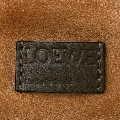 Nappa Medium Flamenco Knot Bag Dark Khaki