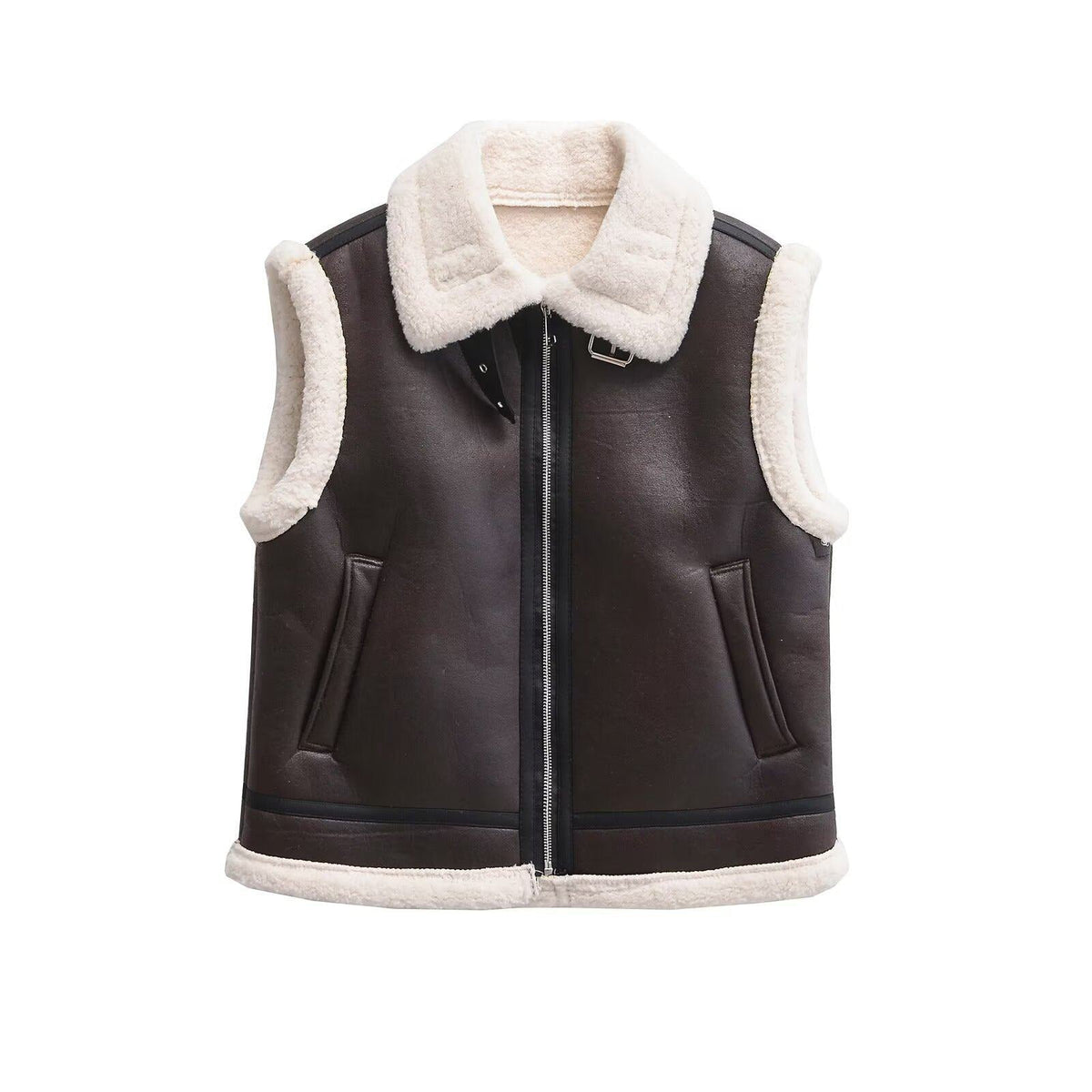 Fur Leather Vest