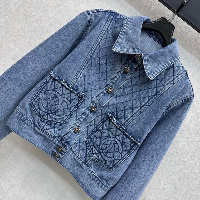 Chanel 2026 Denim Jacket Blue Cotton 356141