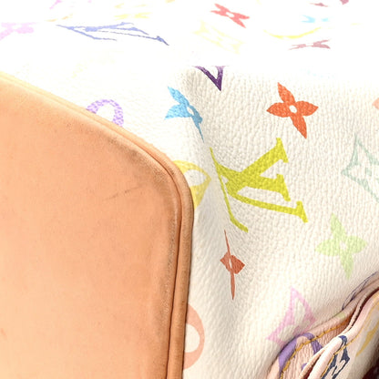 Monogram Multicolor Petit Noe White
