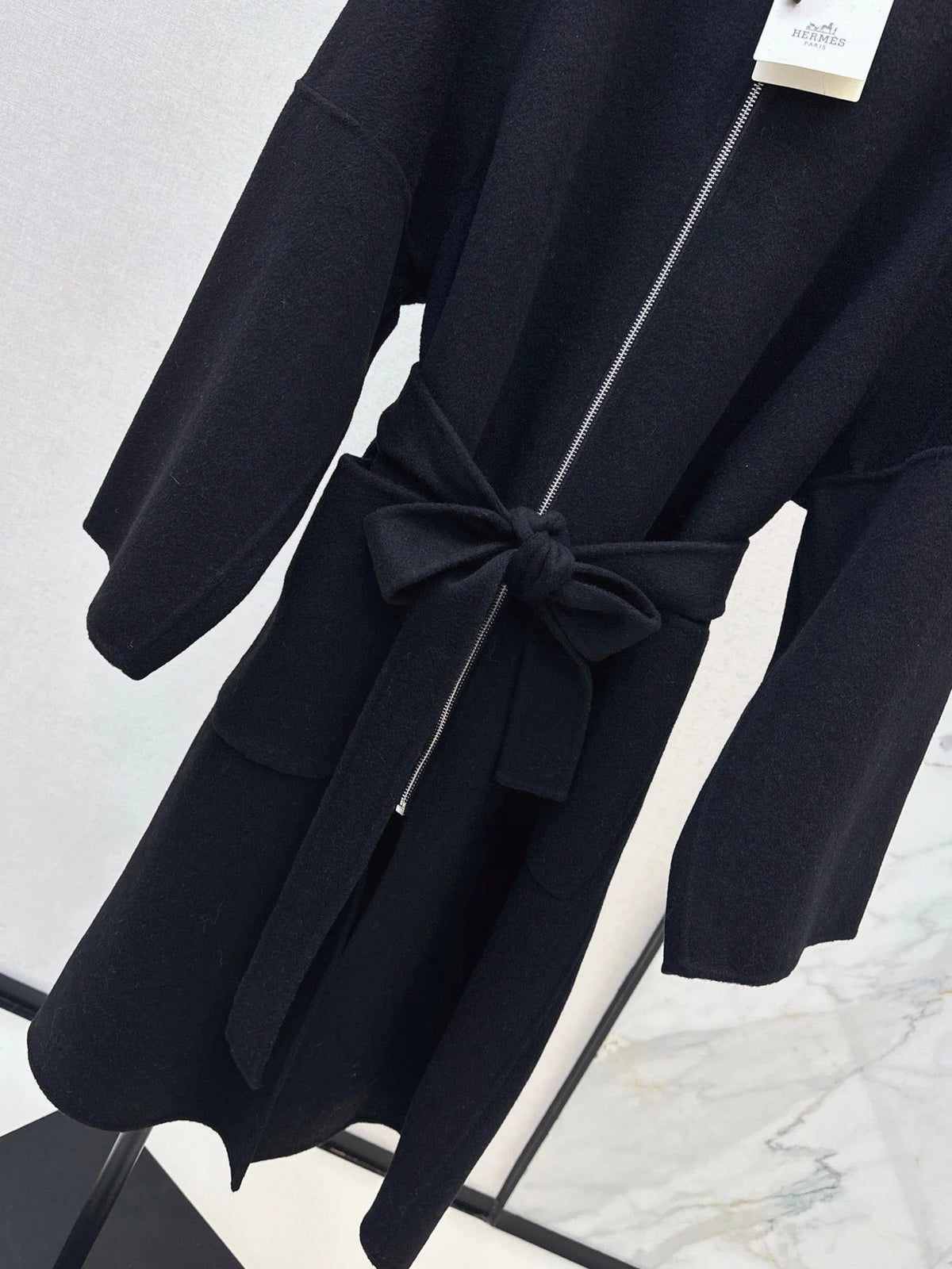 HERMES 25S LONG KNITTED COAT 217
