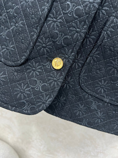 Celine 25 Jacquard Cotton Twill Jacket 292272