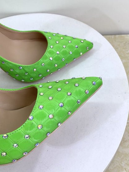 Cecelia Diamond-Studded High Heels