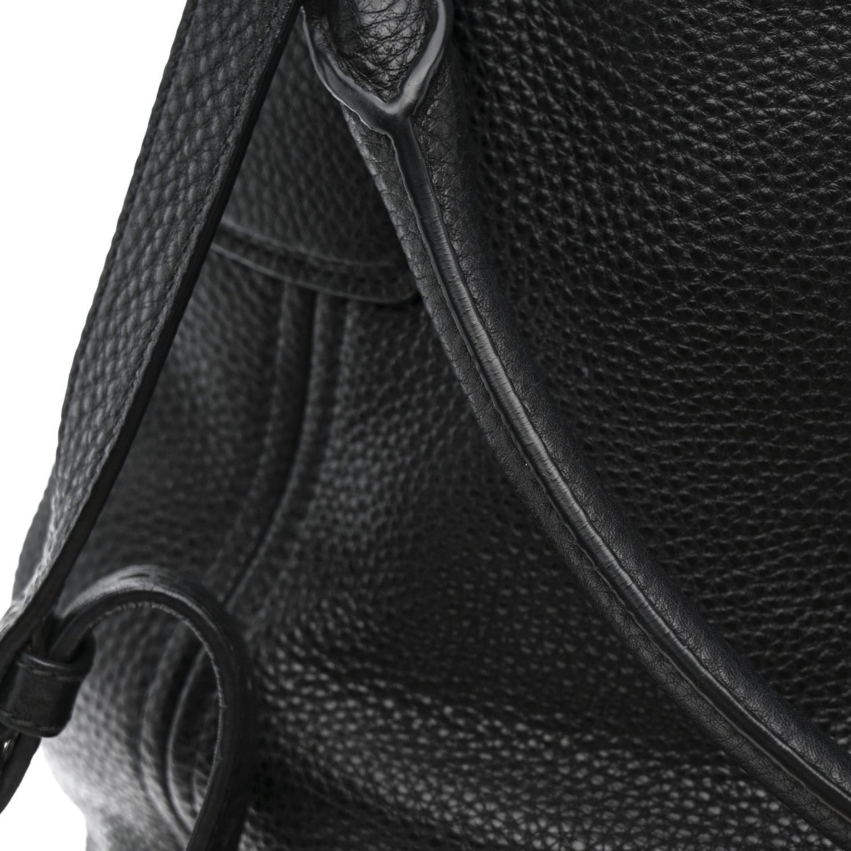 Vitello Daino Tote Black