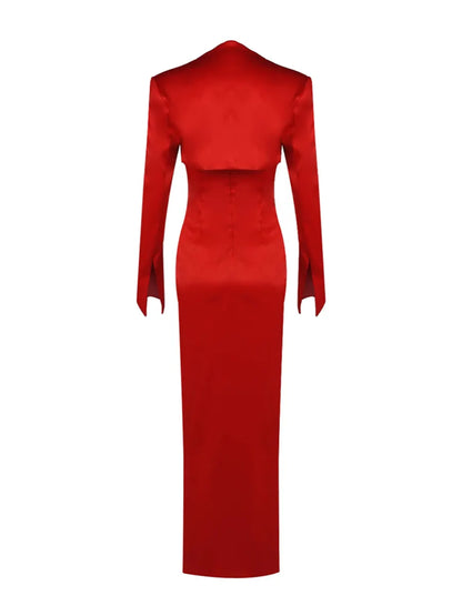Roselyn Maxi Dress In Red