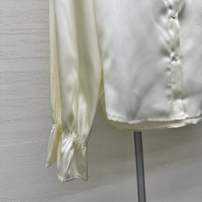 Chanel 2026 Shirt Cream Polyester 356977