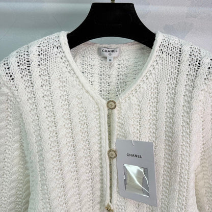 CC 26s White Knit Cardigan 345133