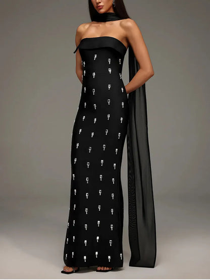 Giselle Maxi Dress In Black