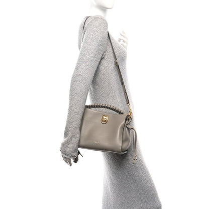 Heavy Grain Small Iris Tote Solid Grey