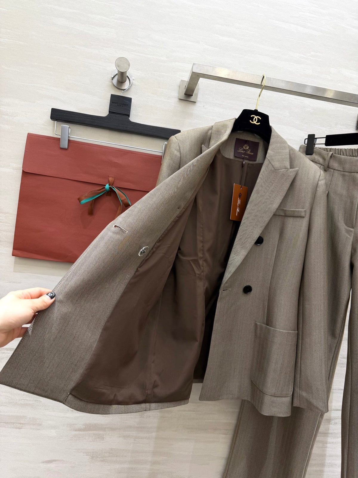 LP Milano Set Taupe Virgin Wool 346552