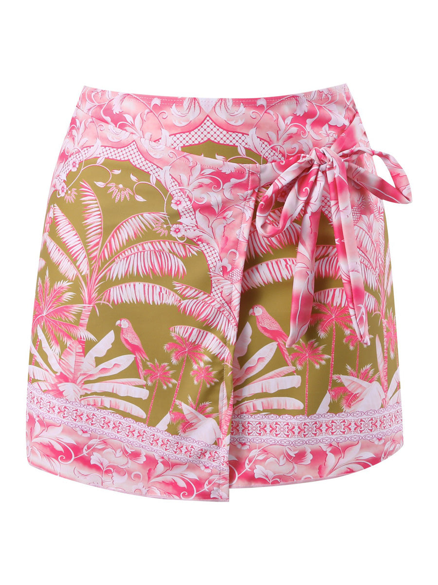 Aurelia Printed Sexy Swimsuit Set
