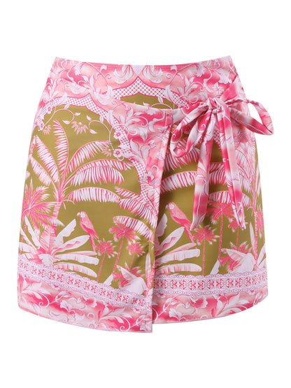 Aurelia Printed Sexy Swimsuit Set