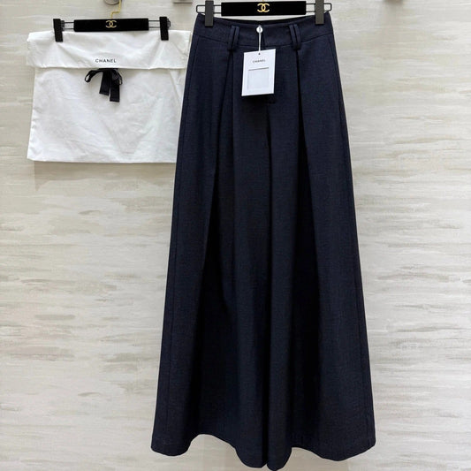CHANEL 25S WIDE-LEG STRAIGHT PANTS 636