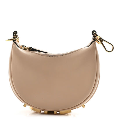 Vitello Grace Matte Nano Fendigraphy Hobo Charm Light Rose