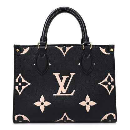 Empreinte Monogram Giant Onthego PM Black Beige
