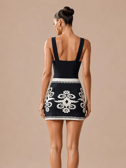 Zoey Printed Swimsuit Three Piece Set