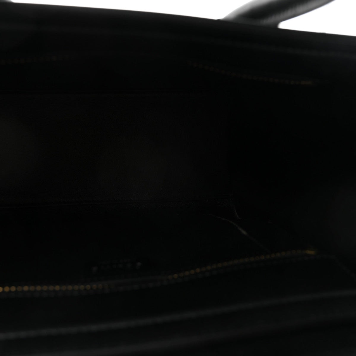 Baby Grained Calfskin Nano Tri-Color Luggage Zinc Almond