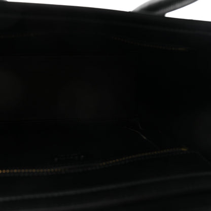 Baby Grained Calfskin Nano Tri-Color Luggage Zinc Almond