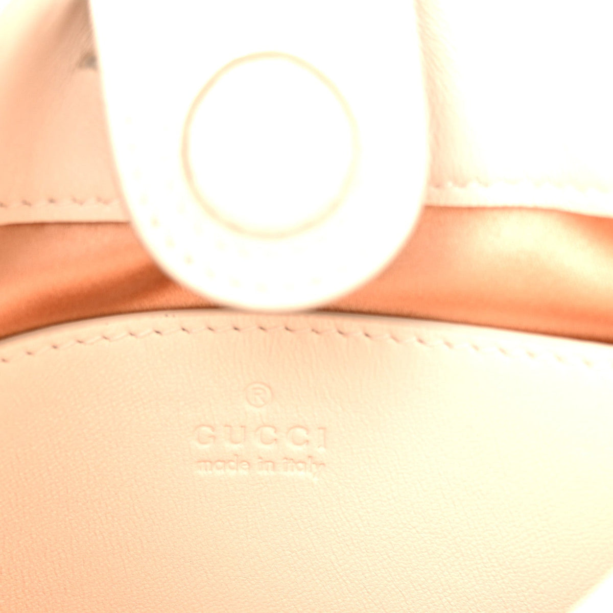 Calfskin Horsebit Slim Shoulder Bag White