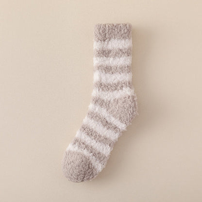 Rufia - Colorful Striped Towel Socks